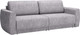 Миниатюра изображения товара Диван Олмеко Женева 2S2P Еврокнижка (микровелюр, шейп сильвер)