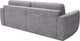 Миниатюра изображения товара Диван Олмеко Женева 2S2P Еврокнижка (микровелюр, шейп сильвер)