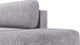 Миниатюра изображения товара Диван Олмеко Женева 2SPF Еврокнижка Левый (микровелюр, шейп сильвер)