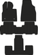 Миниатюра изображения товара Комплект ковриков для авто Alicosta 2570_1 для BYD Tang II SUV 6 мест + 3ряд 2022-н.в. (EVA соты, черный)