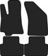 Миниатюра изображения товара Комплект ковриков для авто Alicosta 2640_1 для Daewoo Sens cедан/T100 2002-2007 (EVA соты, черный)