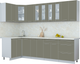 Миниатюра изображения товара Кухонный гарнитур Интерлиния Мила Пластик 1.2x2.8 (кварцевый/кварцевый/опал светлый)