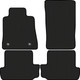 Миниатюра изображения товара Комплект ковриков для авто Alicosta 0246_1 для Chevrolet Camaro VI купе 2015-2020 (EVA соты, черный)