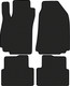 Миниатюра изображения товара Комплект ковриков для авто Alicosta 2607_1 для Chevrolet Cobalt седан 2013-2015 (EVA соты, черный)