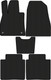 Миниатюра изображения товара Комплект ковриков для авто Alicosta 1836_1 для Hongqi H5 II седан 2022-н.в. (EVA соты, черный)