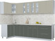 Миниатюра изображения товара Кухонный гарнитур Интерлиния Мила Пластик 1.2x3.0 (латте/шторм/опал светлый)