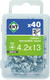 Миниатюра изображения товара Саморез ЕКТ С прессшайбой 4.2x13 / B009724 (40шт)