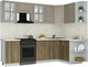 Миниатюра изображения товара Кухонный гарнитур Интерлиния Мила Шато 1.5x2.6 PR (луна/дуб вотан/опал светлый)