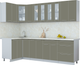 Миниатюра изображения товара Кухонный гарнитур Интерлиния Мила Пластик 1.2x2.7 (кварцевый/кварцевый/опал светлый)