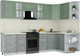 Миниатюра изображения товара Кухонный гарнитур Интерлиния Мила Шато 1.5x2.9 PR (мята/керамика/опал светлый)