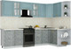 Миниатюра изображения товара Кухонный гарнитур Интерлиния Мила Шато 1.5x2.9 PR (океан/керамика/опал светлый)