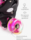 Миниатюра изображения товара Роликовые коньки Amarobaby Glory / AB24-35GL/0925-30 (р.30-33, черный/фуксия)