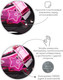 Миниатюра изображения товара Роликовые коньки Amarobaby Glory / AB24-35GL/0925-34 (р.34-37, черный/фуксия)