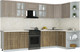 Миниатюра изображения товара Кухонный гарнитур Интерлиния Мила Шато 1.5x3.2 PR (луна/дуб вотан/опал светлый)