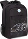 Миниатюра изображения товара Школьный рюкзак Grizzly RB-556-2 (черный/белый)