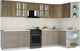 Миниатюра изображения товара Кухонный гарнитур Интерлиния Мила Шато 1.5x3.3 PR (дуб вотан/луна/опал светлый)