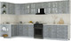 Миниатюра изображения товара Кухонный гарнитур Интерлиния Мила Шато 1.5x3.7 LV (керамика/керамика/опал светлый)
