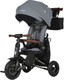 Миниатюра изображения товара Трехколесный велосипед с ручкой QPlay S702 Nova Deluxe Stone Grey (Lux/Black)