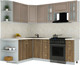 Миниатюра изображения товара Кухонный гарнитур Интерлиния Мила Шато 1.7x2.2 LV (луна/дуб вотан/опал светлый)
