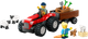 Миниатюра изображения товара Конструктор Lego City Фермерский трактор с прицепом и животными 60461 (красный)