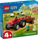 Миниатюра изображения товара Конструктор Lego City Фермерский трактор с прицепом и животными 60461 (красный)