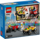 Миниатюра изображения товара Конструктор Lego City Гоночный набор: пицца против пожарной машины 60458