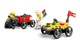 Миниатюра изображения товара Конструктор Lego City Гоночный набор: пицца против пожарной машины 60458