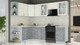 Миниатюра изображения товара Кухонный гарнитур Интерлиния Мила Шато 1.7x2.6 LV (белый/керамика/опал светлый)