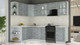 Миниатюра изображения товара Кухонный гарнитур Интерлиния Мила Шато 1.7x2.6 LV (керамика/керамика/опал светлый)
