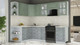 Миниатюра изображения товара Кухонный гарнитур Интерлиния Мила Шато 1.7x2.6 LV (мята/керамика/опал светлый)