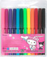 Миниатюра изображения товара Фломастеры Centrum Hello Kitty and Friends на водной основе / 76603 (12цв)