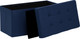 Миниатюра изображения товара Пуф Импэкс Leset Леда складной с крышкой (велюр Velutto 26/Дарк Блю)