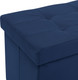 Миниатюра изображения товара Пуф Импэкс Leset Леда складной с крышкой (велюр Velutto 26/Дарк Блю)