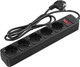 Миниатюра изображения товара Сетевой фильтр General Lighting GPS-5-10-3x075-150-B / 471015 (1.5м, черный)
