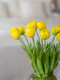 Миниатюра изображения товара Искусственный цветок No Brand Тюльпан бокал 011 (желтый)