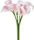 Миниатюра изображения товара Искусственный букет No Brand Калла малая 023 (белый/розовый)