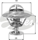Миниатюра изображения товара Термостат автомобильный Gates TH00782G1