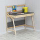 Миниатюра изображения товара Стол детский Элегия Скандик с экраном 0162 РЕ (графит серый)