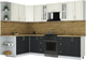 Миниатюра изображения товара Кухонный гарнитур Интерлиния Мила Шато 1.7x2.8 LV (белый/черный/дуб бунратти)