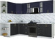 Миниатюра изображения товара Кухонный гарнитур Интерлиния Мила Шато 1.7x2.8 LV (индиго/черный/белый гранит)