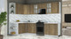 Миниатюра изображения товара Кухонный гарнитур Интерлиния Мила Шато 1.7x2.9 LV (дуб вотан/дуб вотан/белый гранит)