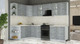Миниатюра изображения товара Кухонный гарнитур Интерлиния Мила Шато 1.7x2.9 LV (керамика/керамика/опал светлый)