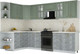 Миниатюра изображения товара Кухонный гарнитур Интерлиния Мила Шато 1.7x3.0 LV (мята/керамика/опал светлый)