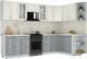 Миниатюра изображения товара Кухонный гарнитур Интерлиния Мила Шато 1.7x3.0 PR (белый/керамика/опал светлый)