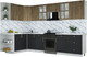 Миниатюра изображения товара Кухонный гарнитур Интерлиния Мила Шато 1.7x3.2 LV (дуб вотан/черный/белый гранит)