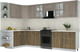 Миниатюра изображения товара Кухонный гарнитур Интерлиния Мила Шато 1.7x3.2 LV (луна/дуб вотан/опал светлый)