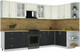 Миниатюра изображения товара Кухонный гарнитур Интерлиния Мила Шато 1.7x3.2 PR (белый/черный/дуб бунратти)