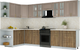 Миниатюра изображения товара Кухонный гарнитур Интерлиния Мила Шато 1.7x3.3 LV (луна/дуб вотан/опал светлый)