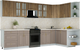 Миниатюра изображения товара Кухонный гарнитур Интерлиния Мила Шато 1.7x3.3 PR (дуб вотан/луна/опал светлый)