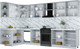 Миниатюра изображения товара Кухонный гарнитур Интерлиния Мила Шато 1.7x3.4 LV (керамика/керамика/опал светлый)